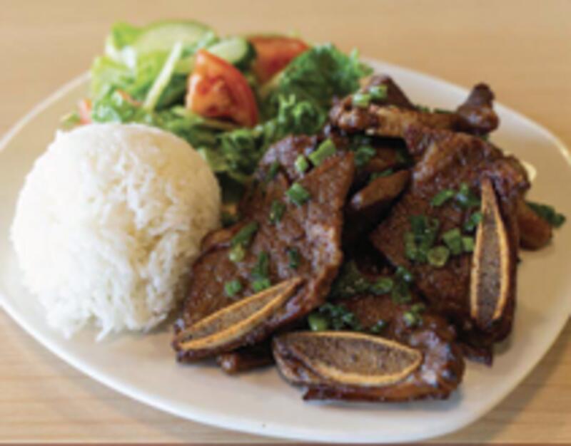 Pan-Fried ShortRibs Platter